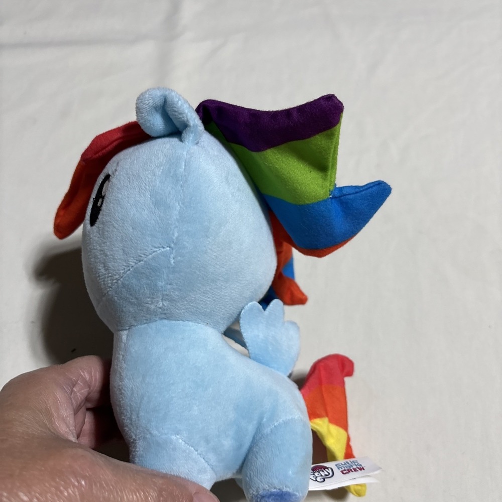 My Little Pony Rainbow Dash Plush 7" Toy Factory 2022 Cutie Mark Crew Hasbro - Picture 7 of 15